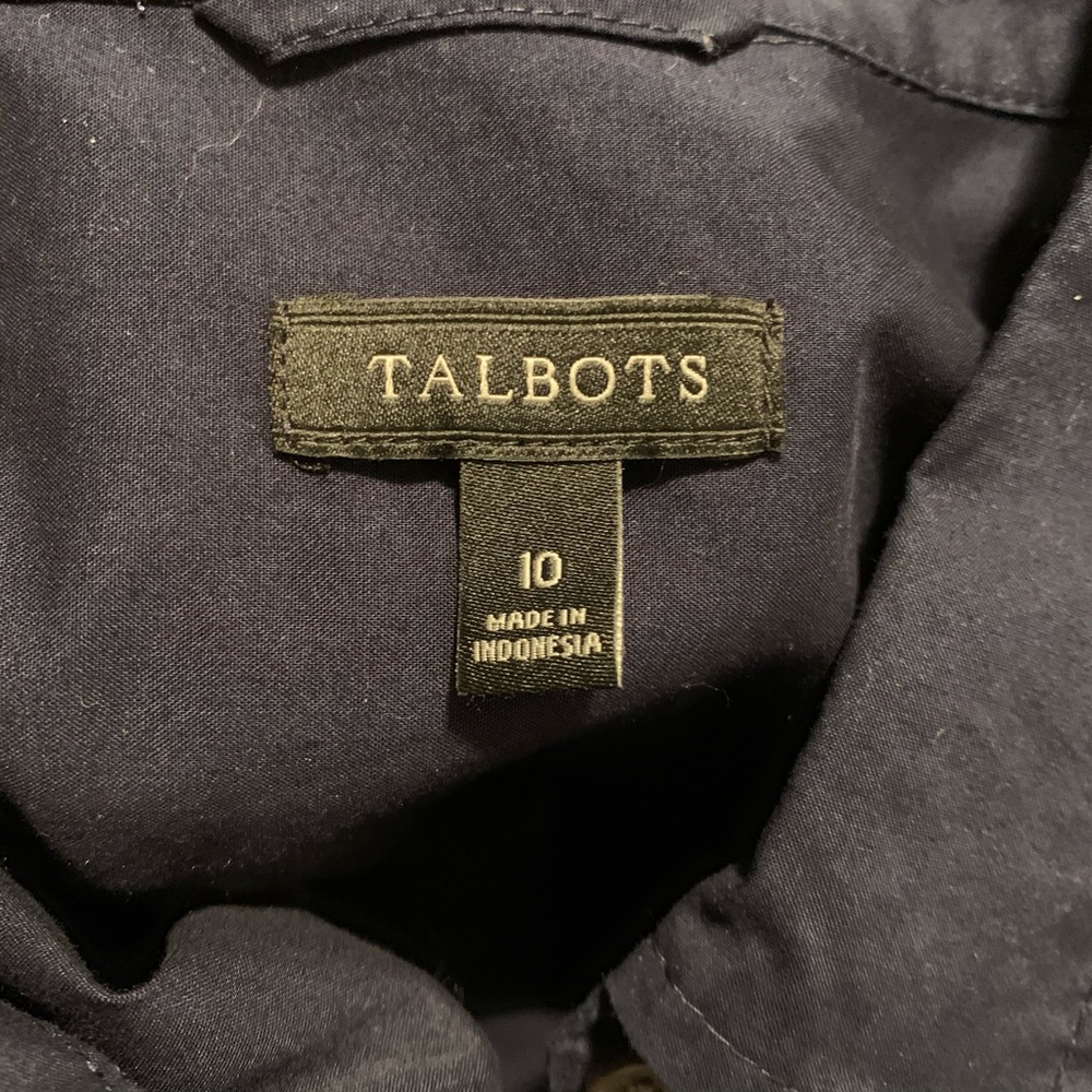 Talbots Button-Down Top Size 10 - image 3